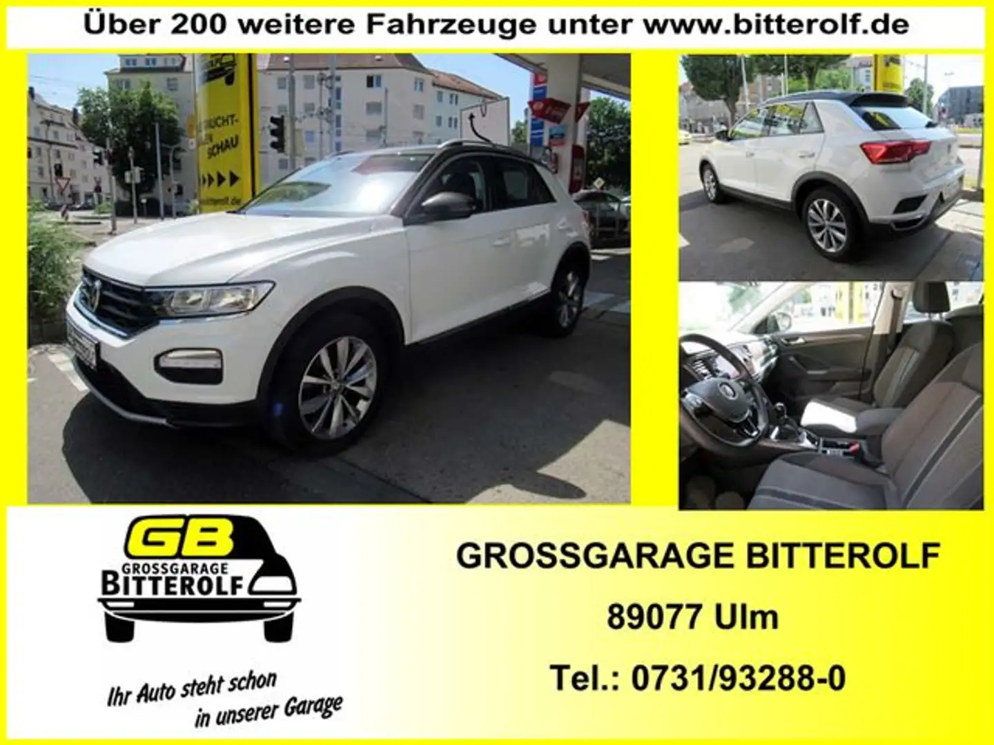 Volkswagen T-Roc 1.5TSI Style Navi/SHZ/PDC/Alu Weiß - 1