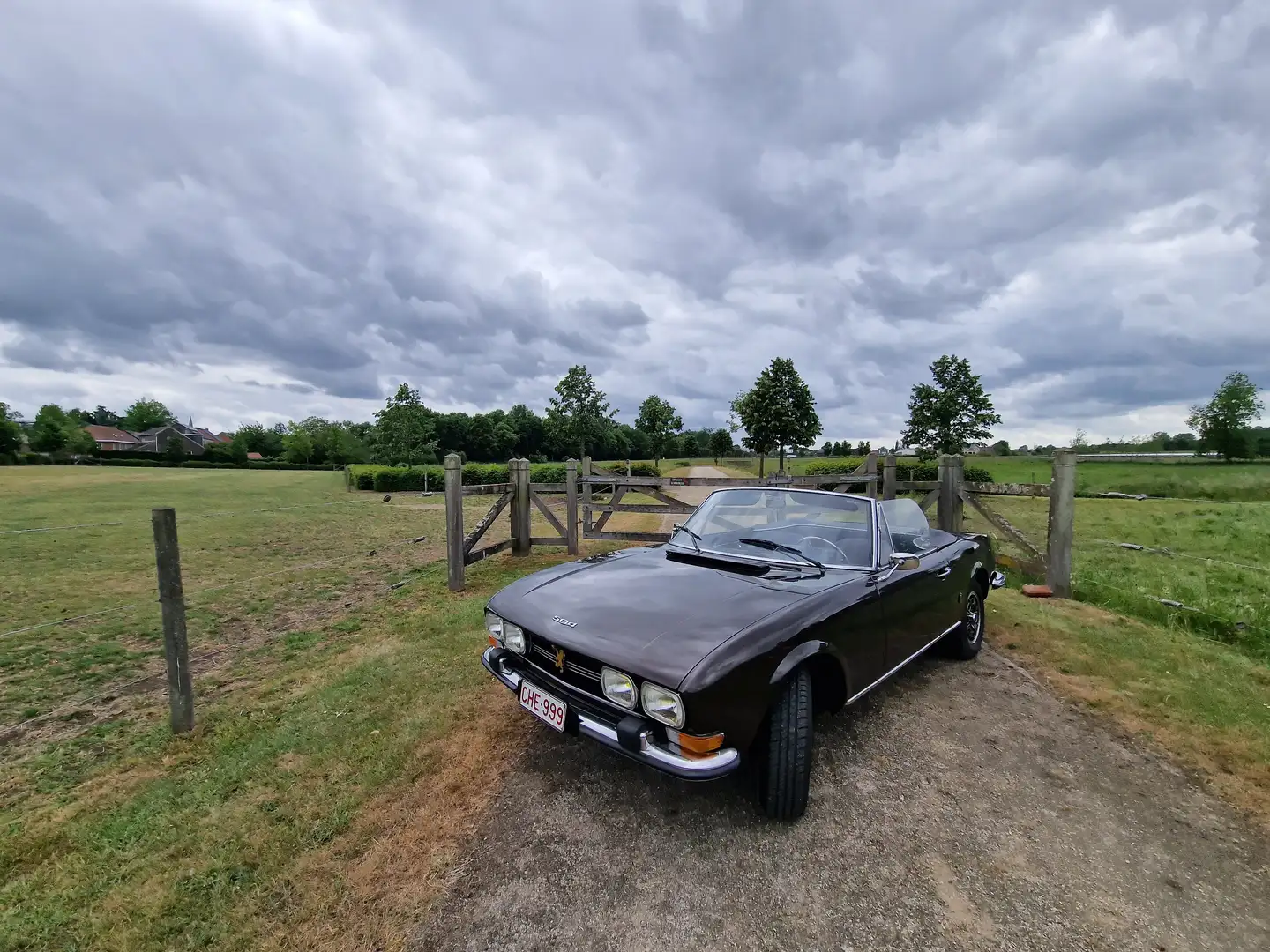 Peugeot 504 Cabriolet - Volledig gerestaureerd Brun - 1