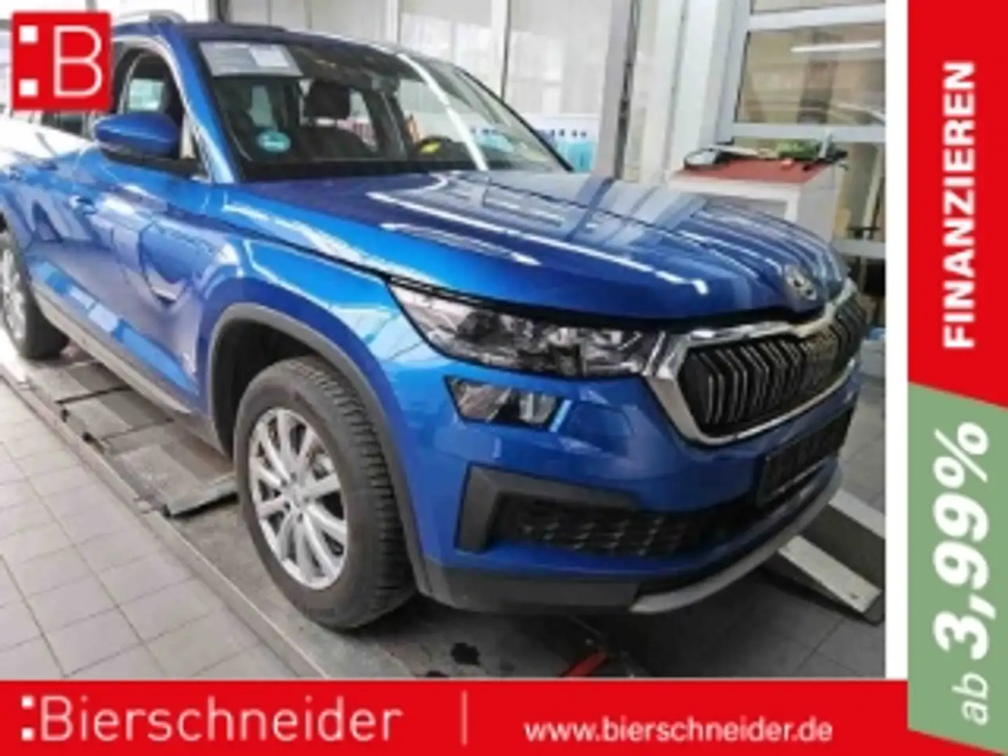 Skoda Kodiaq 2.0 TDI DSG 4x4 Style PANO AHK KAMERA LED Blau - 1