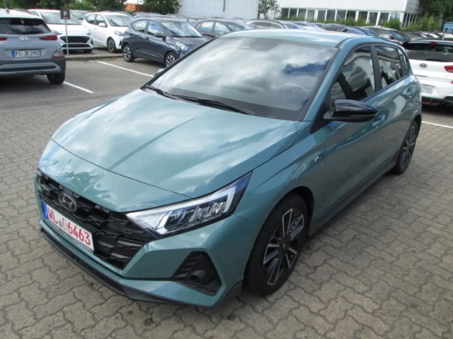 Hyundai i20 N Line Mild-Hybrid 1.0 T-GDI EU6d Voll LED Android Groen - 2