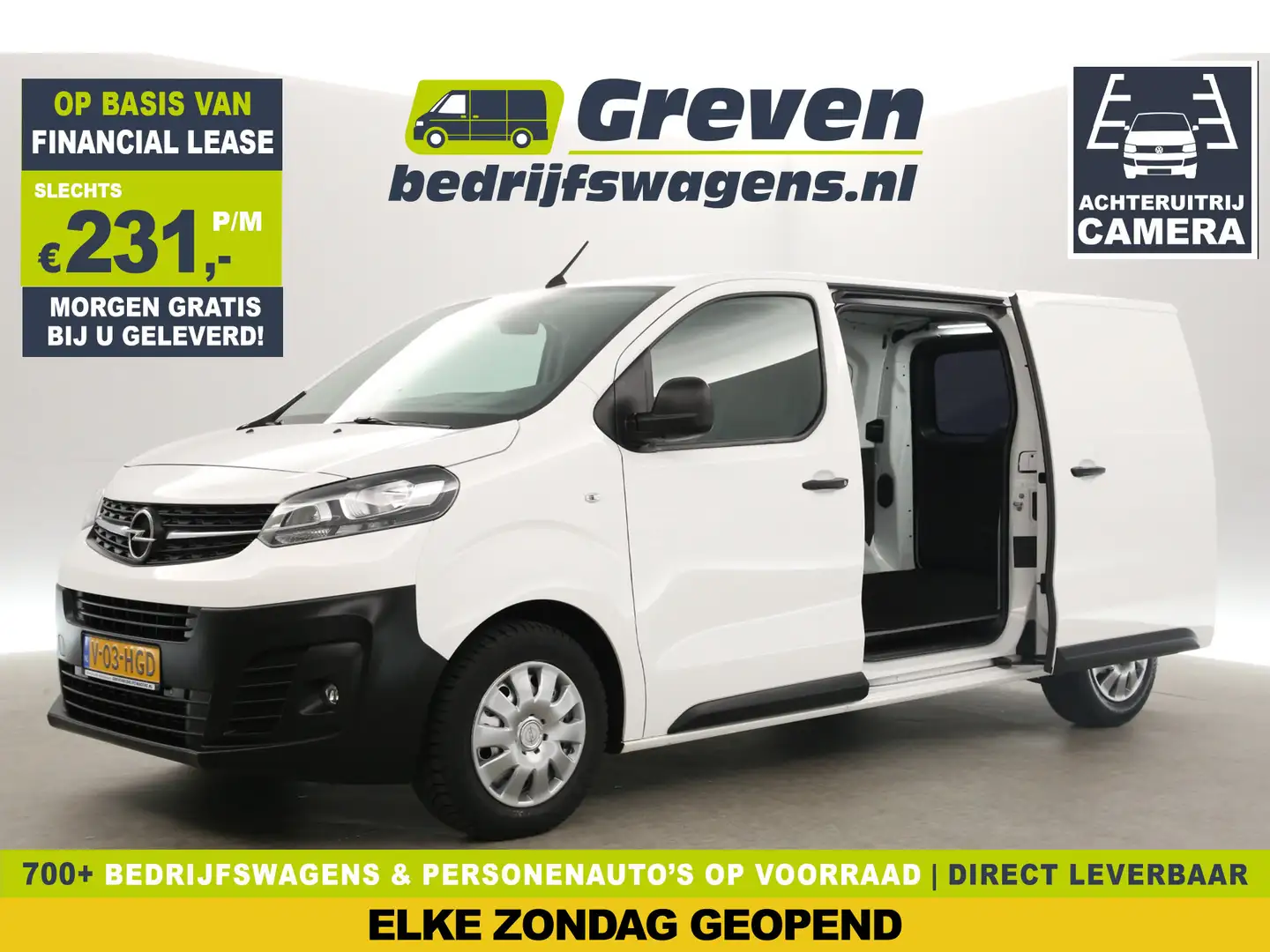 Opel Vivaro 1.5 CDTI L2H1 Airco Cruise 360Camera 2xSchuifdeur Blanc - 1