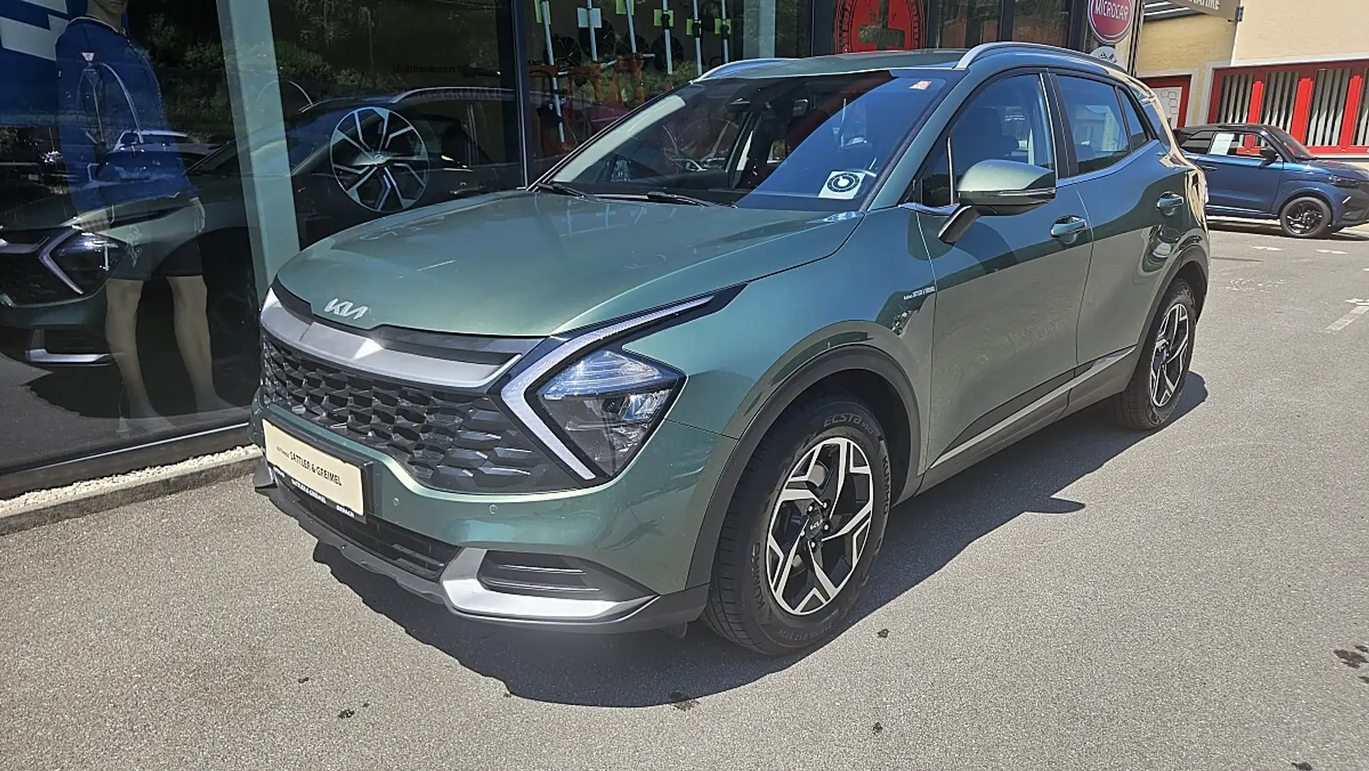 Kia Sportage 1,6 TGDI Silber Grün - 2