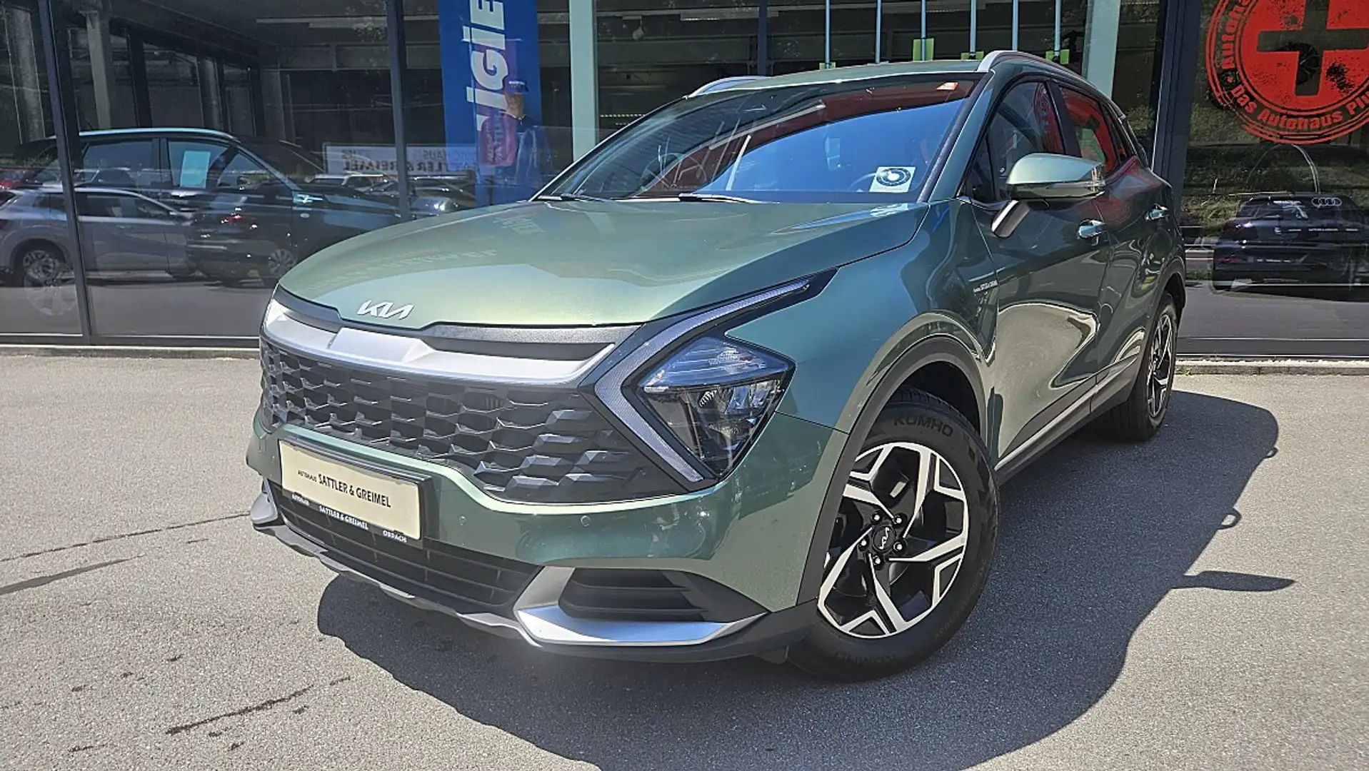 Kia Sportage 1,6 TGDI Silber Grün - 1