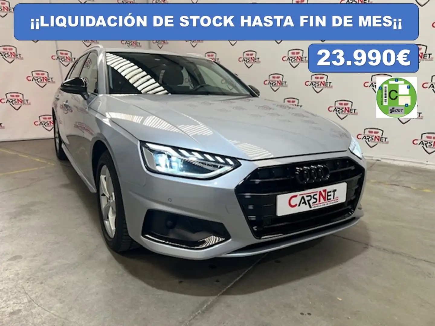 Audi A4 40 TDI S line S tronic 140kW Gris - 1