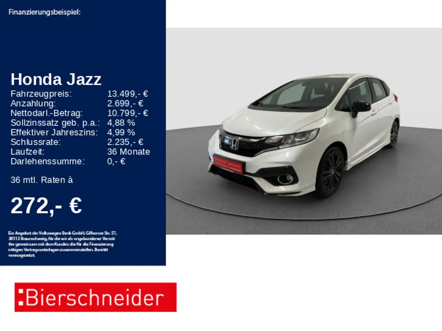 Honda Jazz 1.5 i-VTEC CVT Dynamic AHK LED NAVI SHZ PDC bijela - 1