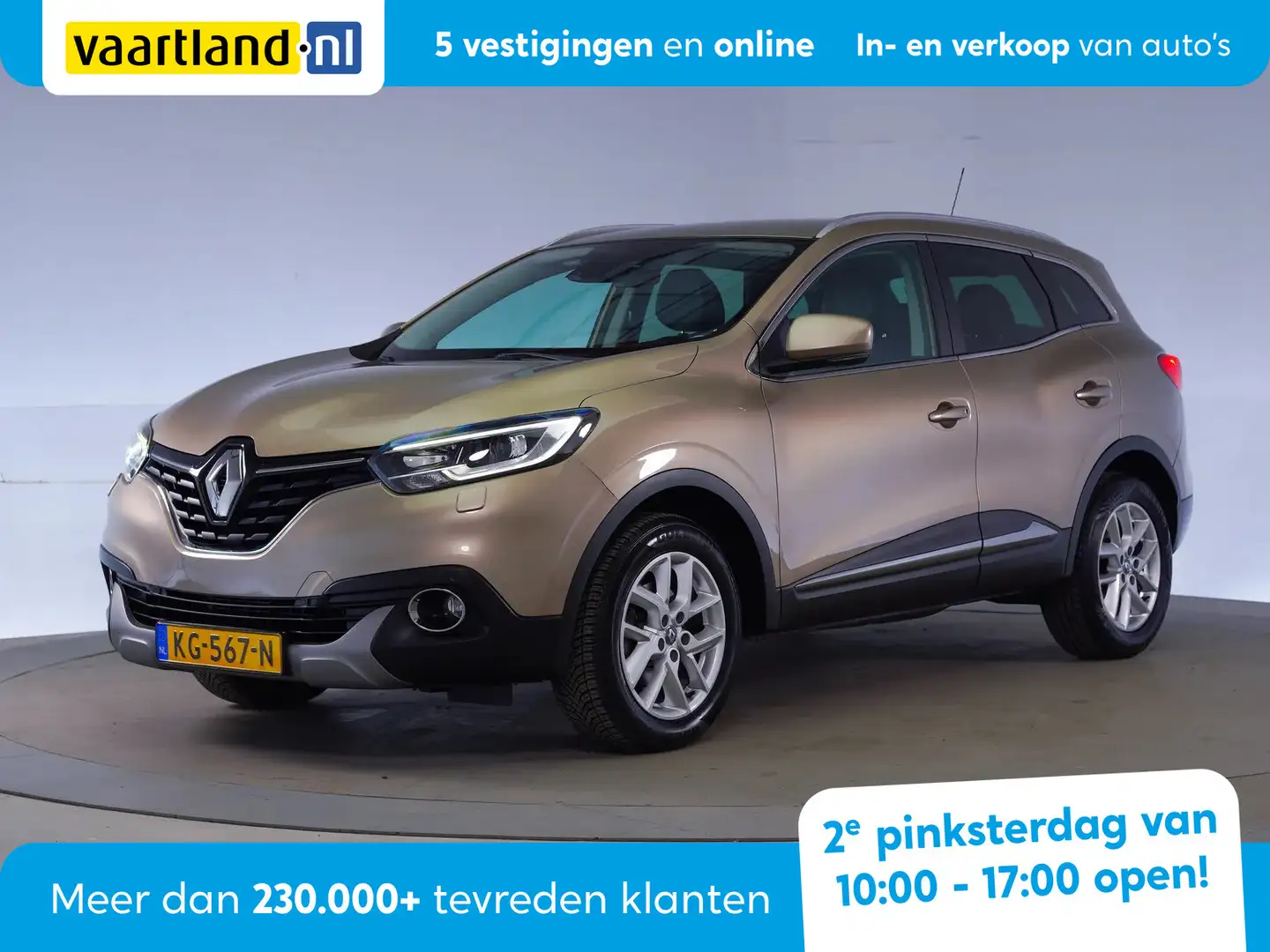 Renault Kadjar 1.2 TCe Intense Offroad Functie [ Half Leer Navi C smeđa - 1