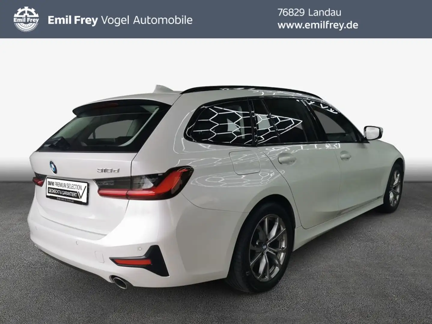 BMW 318 d Touring Aut. Sport Line PDC* LED* Weiß - 1