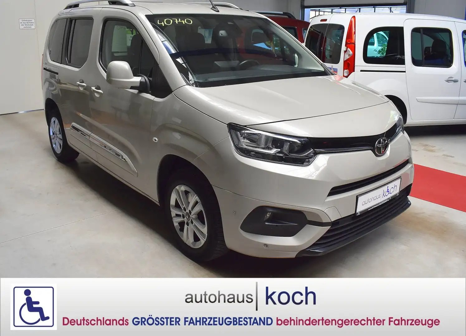 Toyota Proace City City Verso 1.5 D rollstuhlgerecht Grau - 2