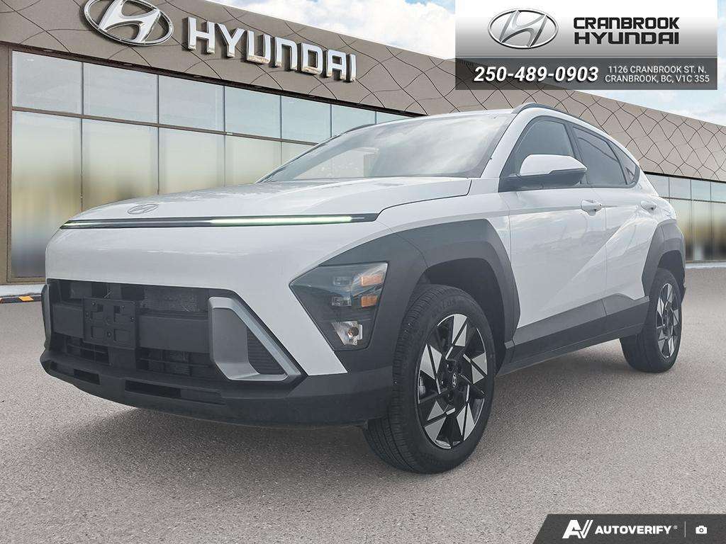 White 2025 Hyundai Kona Preferred AWD SUV / Crossover Automatic