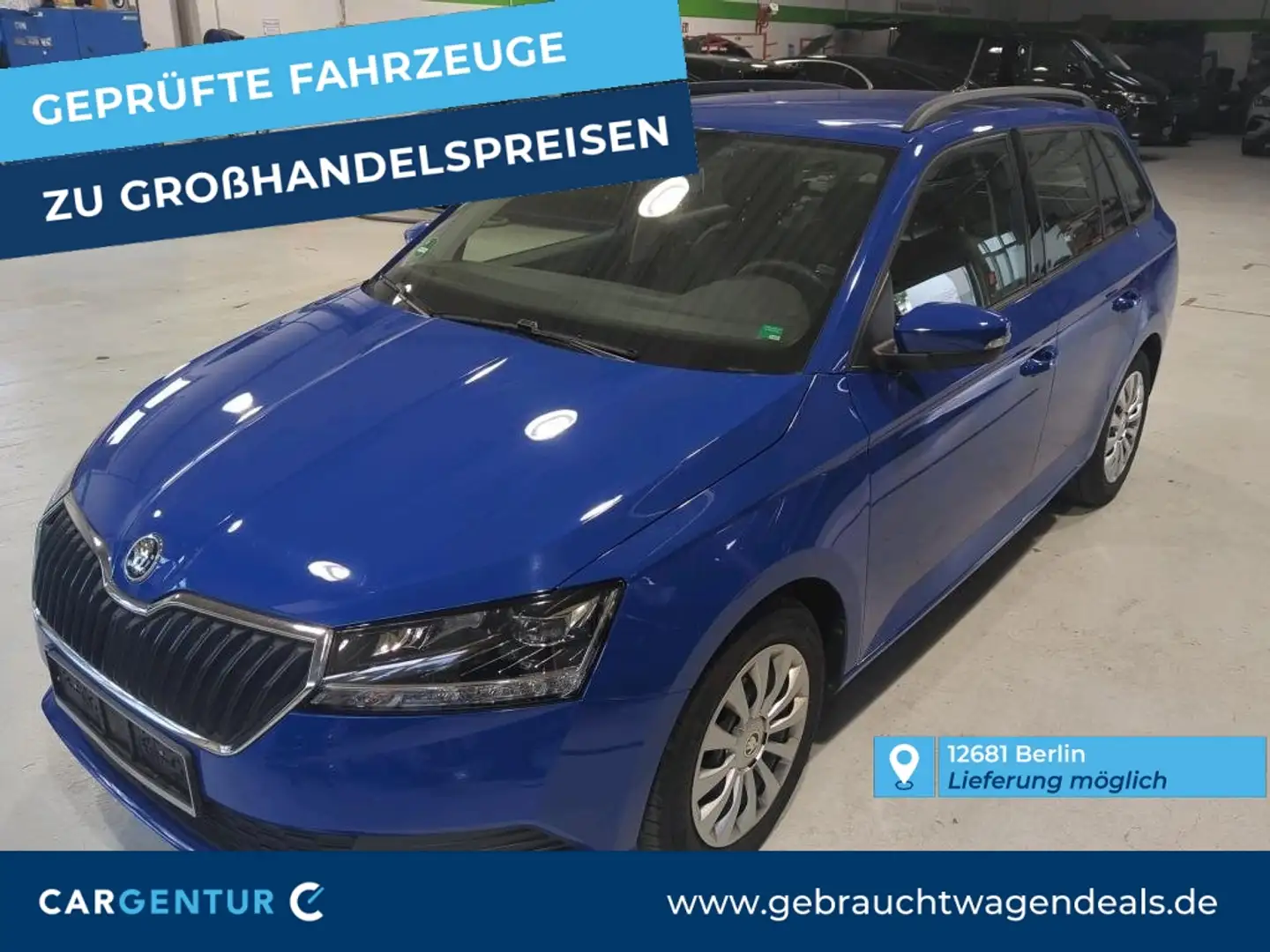 Skoda Fabia Combi 1.0 TSI Ambition LED Facelift SHZ Blue - 1