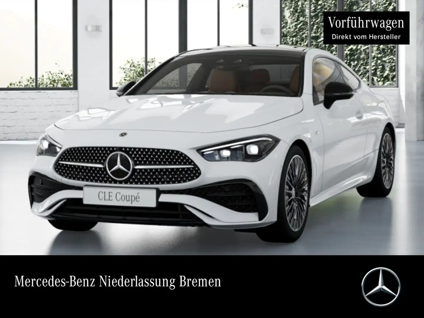 Mercedes-Benz CLE 300 e AMG+NIGHT+PANO+360+AHK+BURMESTER+KEYLESS Bílá - 1