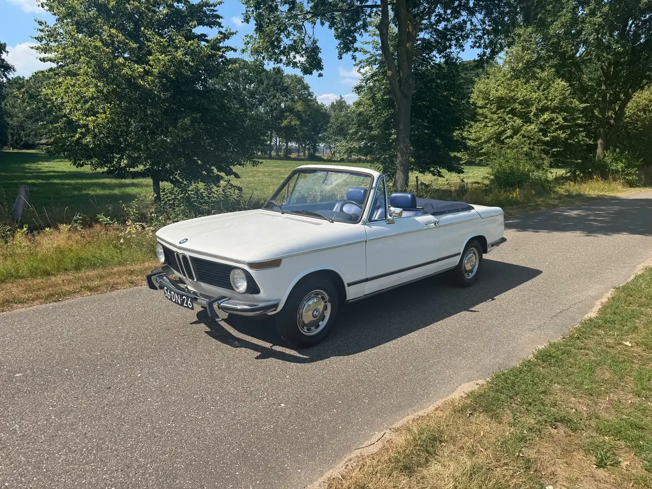 BMW 02-serie 1602 Cabriolet Lumma Charmonix Blanc 1974, foto 2