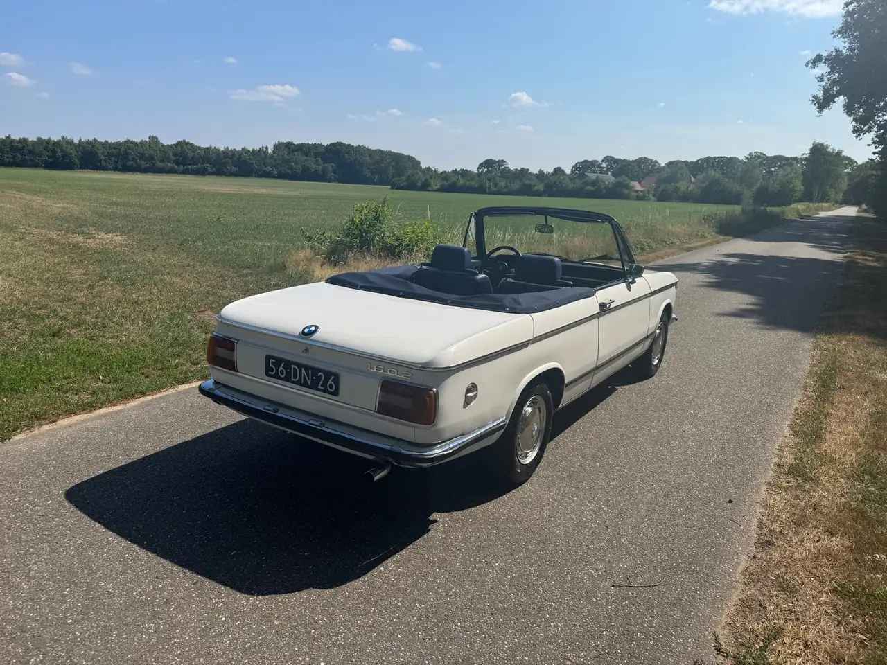 BMW 02-serie 1602 Cabriolet Lumma Charmonix Blanc 1974, foto 6