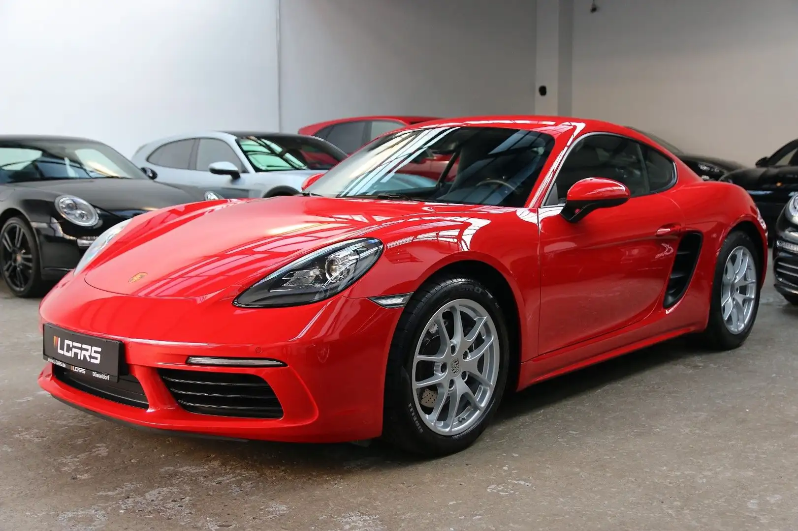 Porsche Cayman 718 Cayman Schalter SportChrono Einparkhilfe V+H Rot - 2