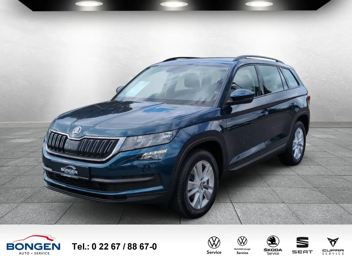 Skoda Kodiaq 1.5 TSI Ambition Einparkhilfe Sitzhzg. Bluetooth Blau - 1