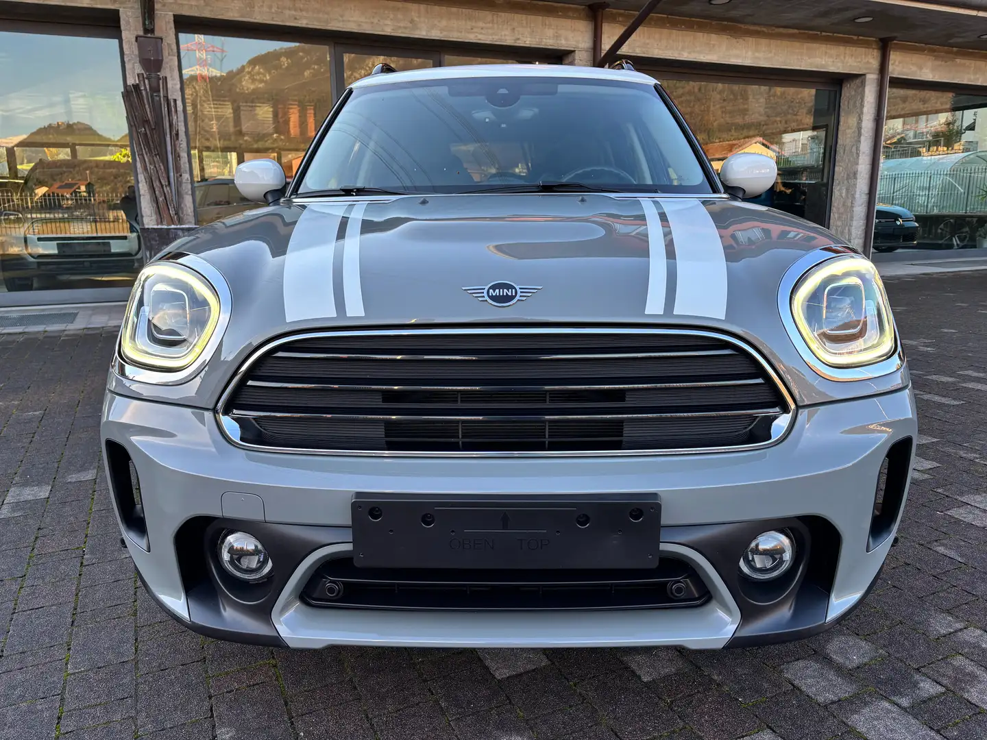 MINI Cooper D Countryman Mini Countryman 2.0 Cooper D all4 auto tetto pelle Gris - 2