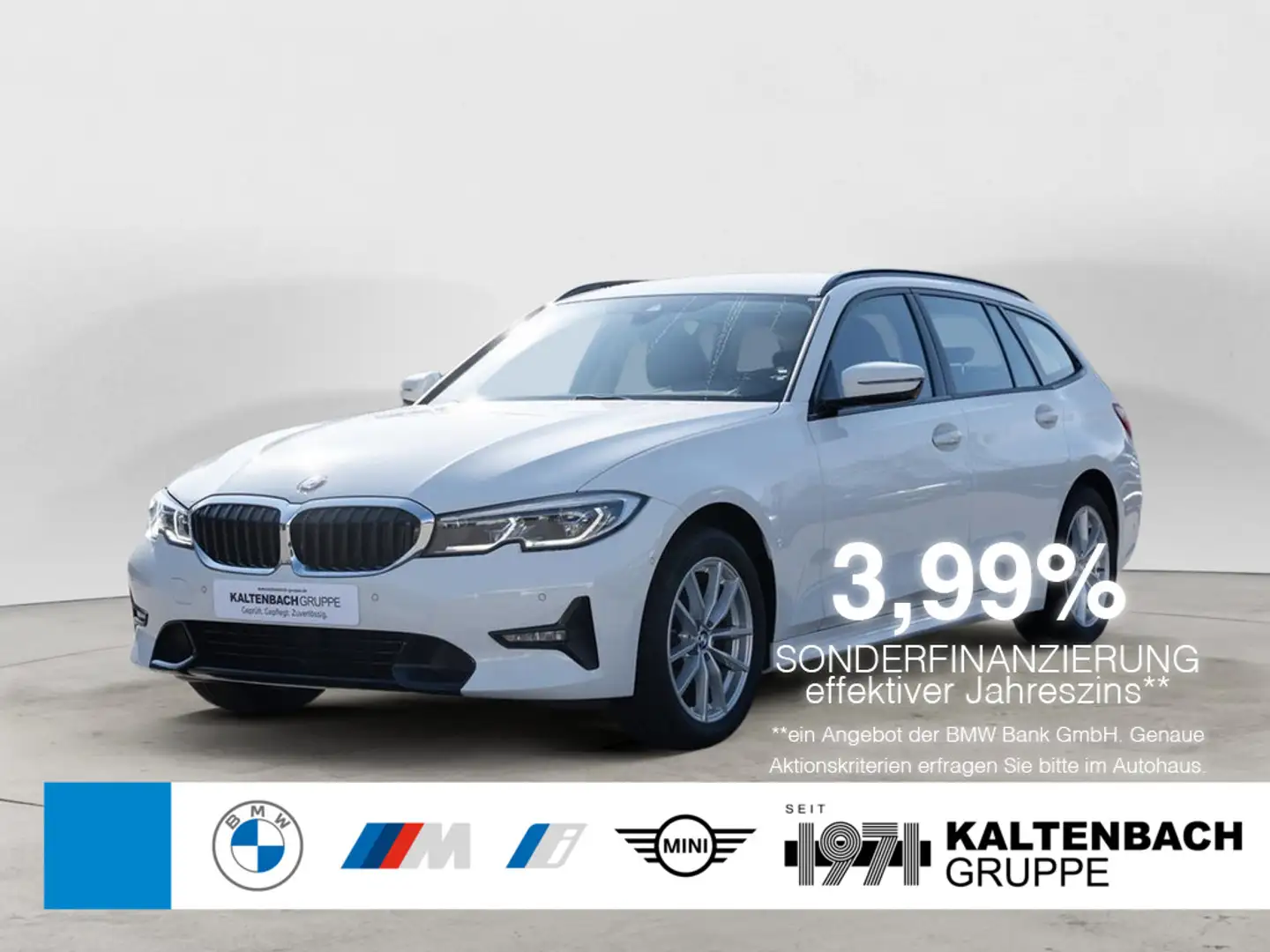 BMW 320 d Touring xDrive Sport Line LASER LED SHZ Blanc - 1