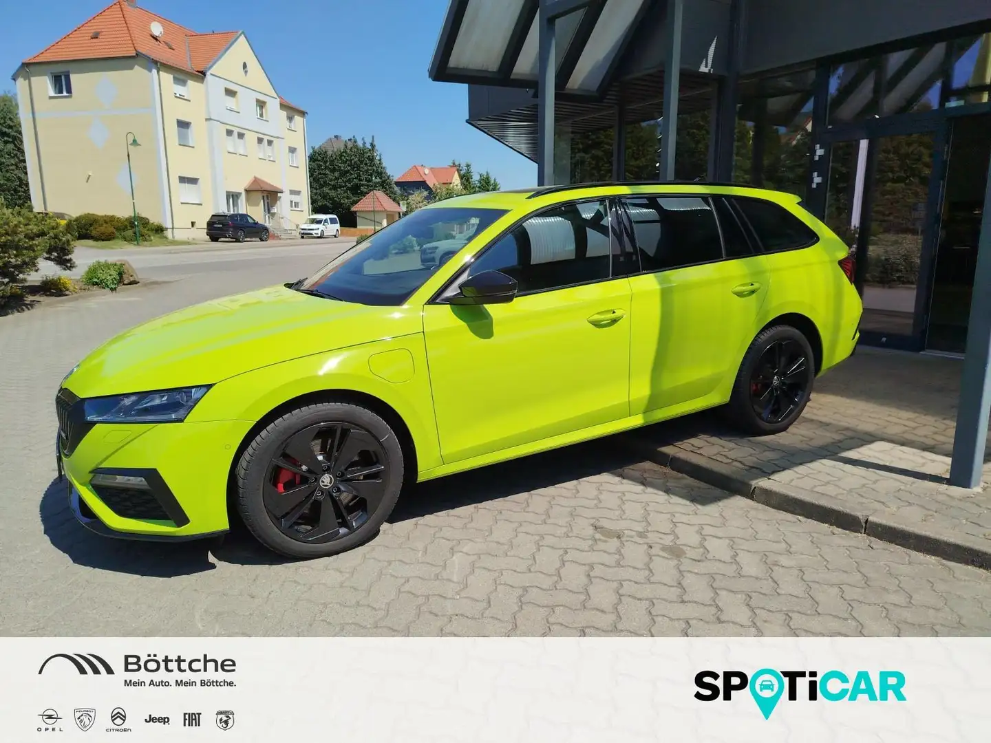 Skoda Octavia RS HEAD-UP*GLASDACH*NAVI*LED Verde - 1