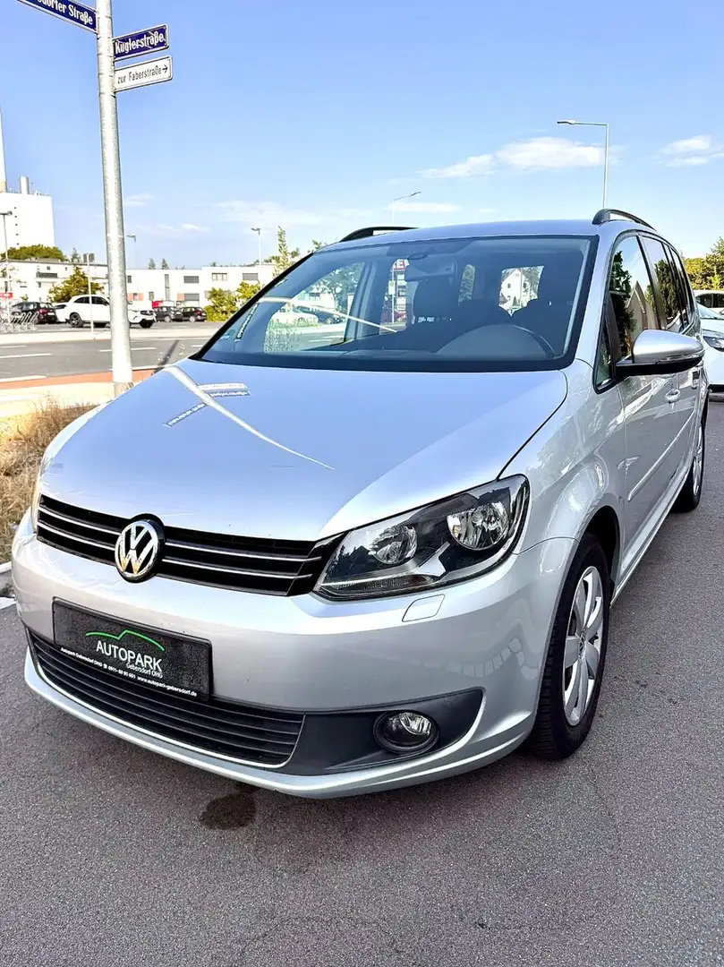 Volkswagen Touran Comfortline /Klimaaut/Tempomat/SHZ/2.Hand Argent - 1