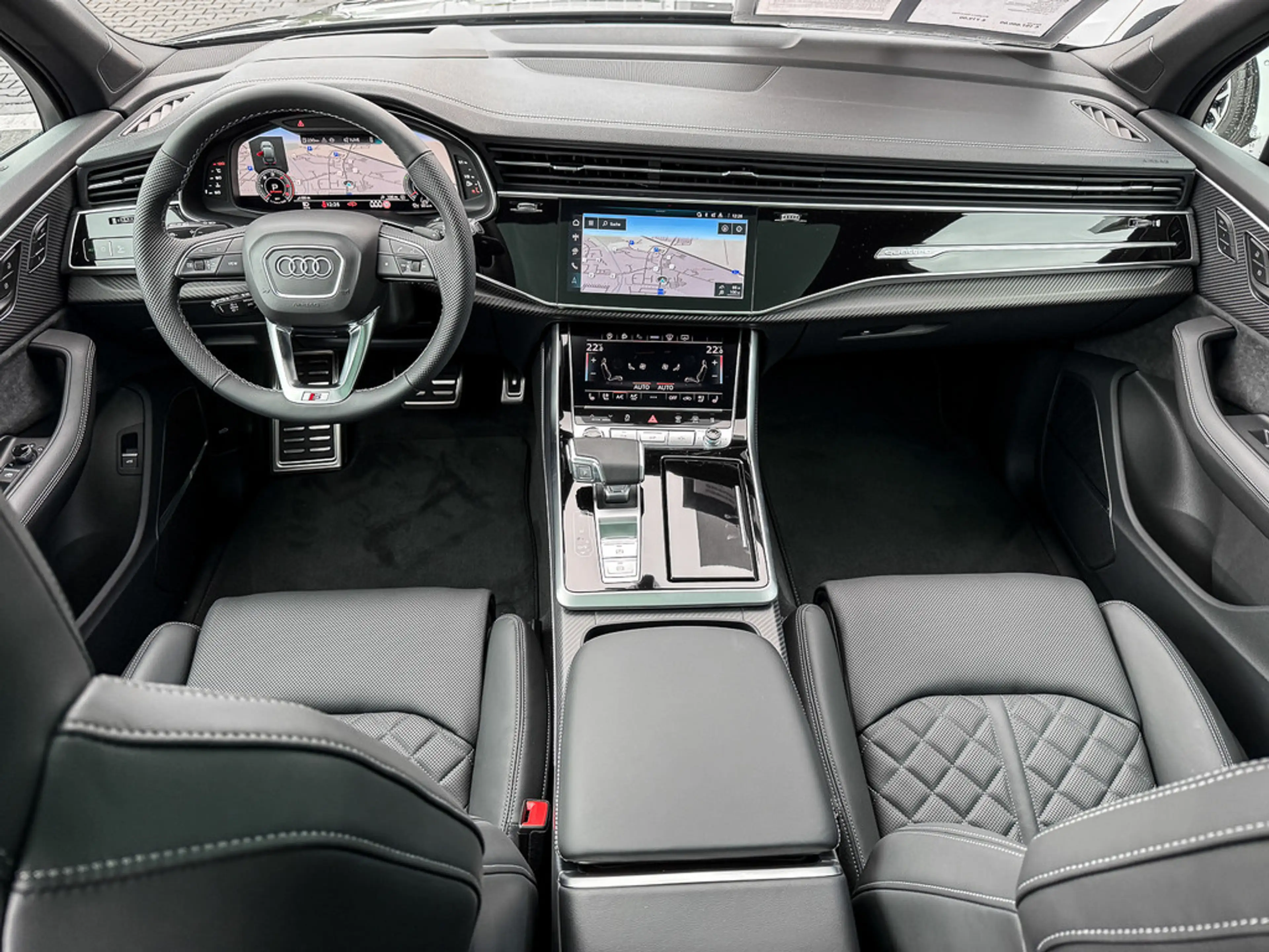 Audi Q7 TDI S line Black+ AHK/Pano/HuD/B&O/Standh./Matrix — photo 10