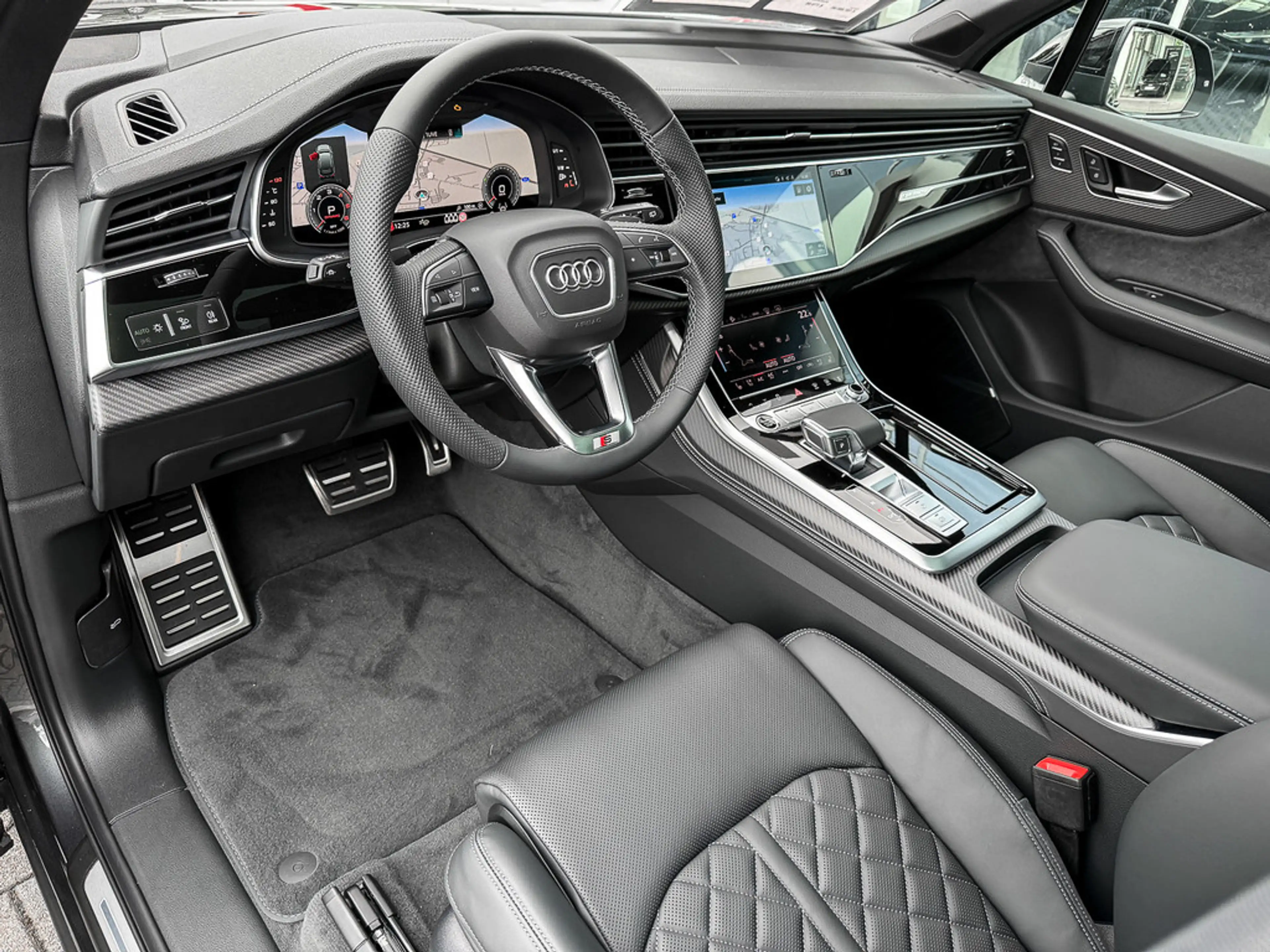 Audi Q7 TDI S line Black+ AHK/Pano/HuD/B&O/Standh./Matrix — photo 9