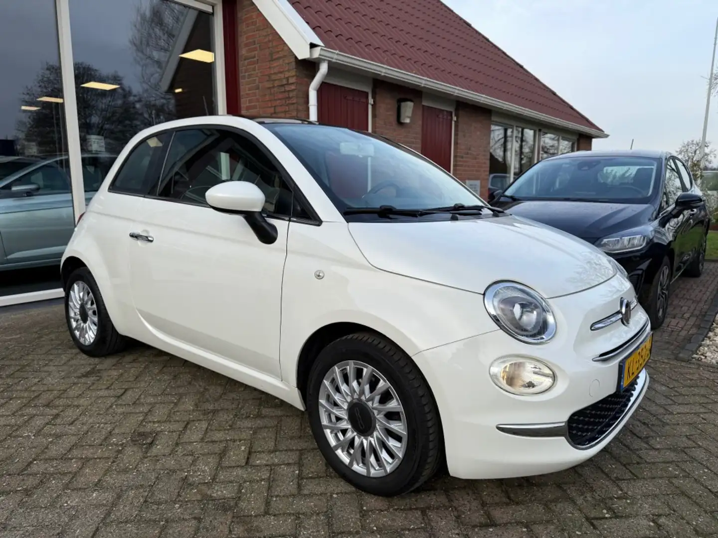 Fiat 500 TURBO LOUNGE EEN SUPER ECHTE NEDERLANDSE 500!! PAR Blanc - 1