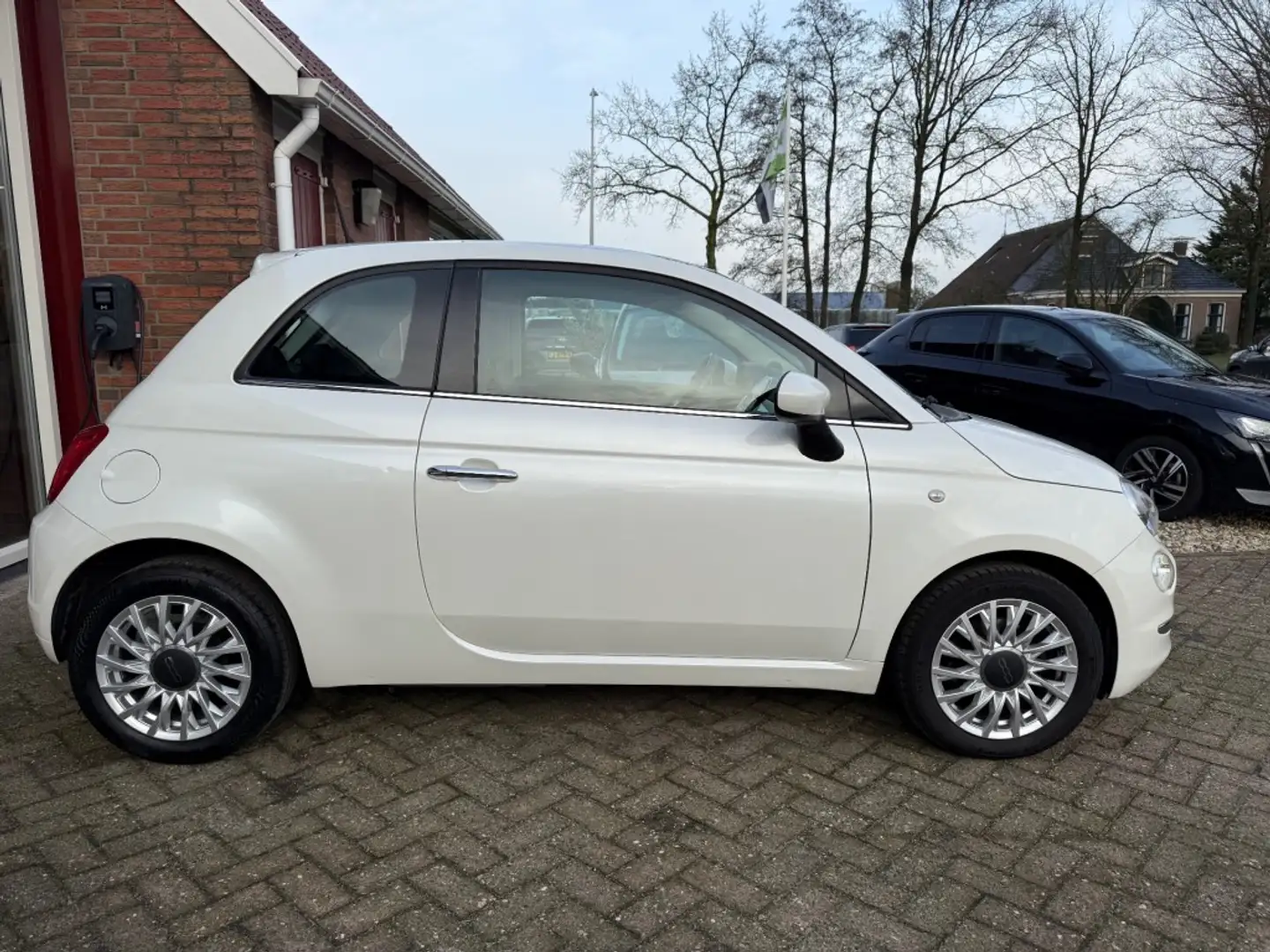 Fiat 500 TURBO LOUNGE EEN SUPER ECHTE NEDERLANDSE 500!! PAR Blanc - 2