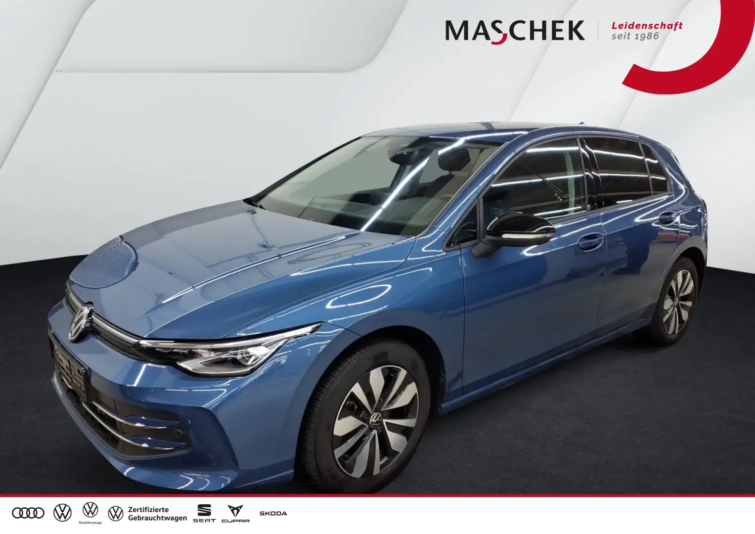 Volkswagen Golf GOAL 2.0 TDI DSG AHK PDC Sitzh RearCam LED IDA AHK Blau - 1