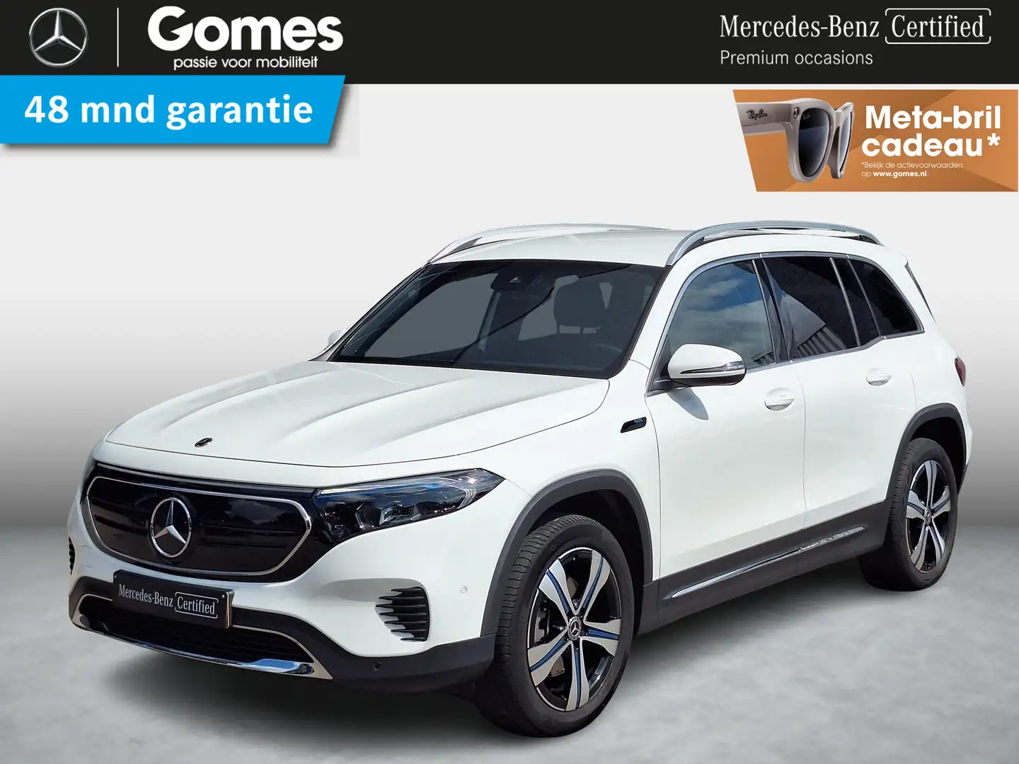 Mercedes-Benz EQB 300 4MATIC 7 persoons | 7-zits | Achteruitrijcamera | Wit - 1