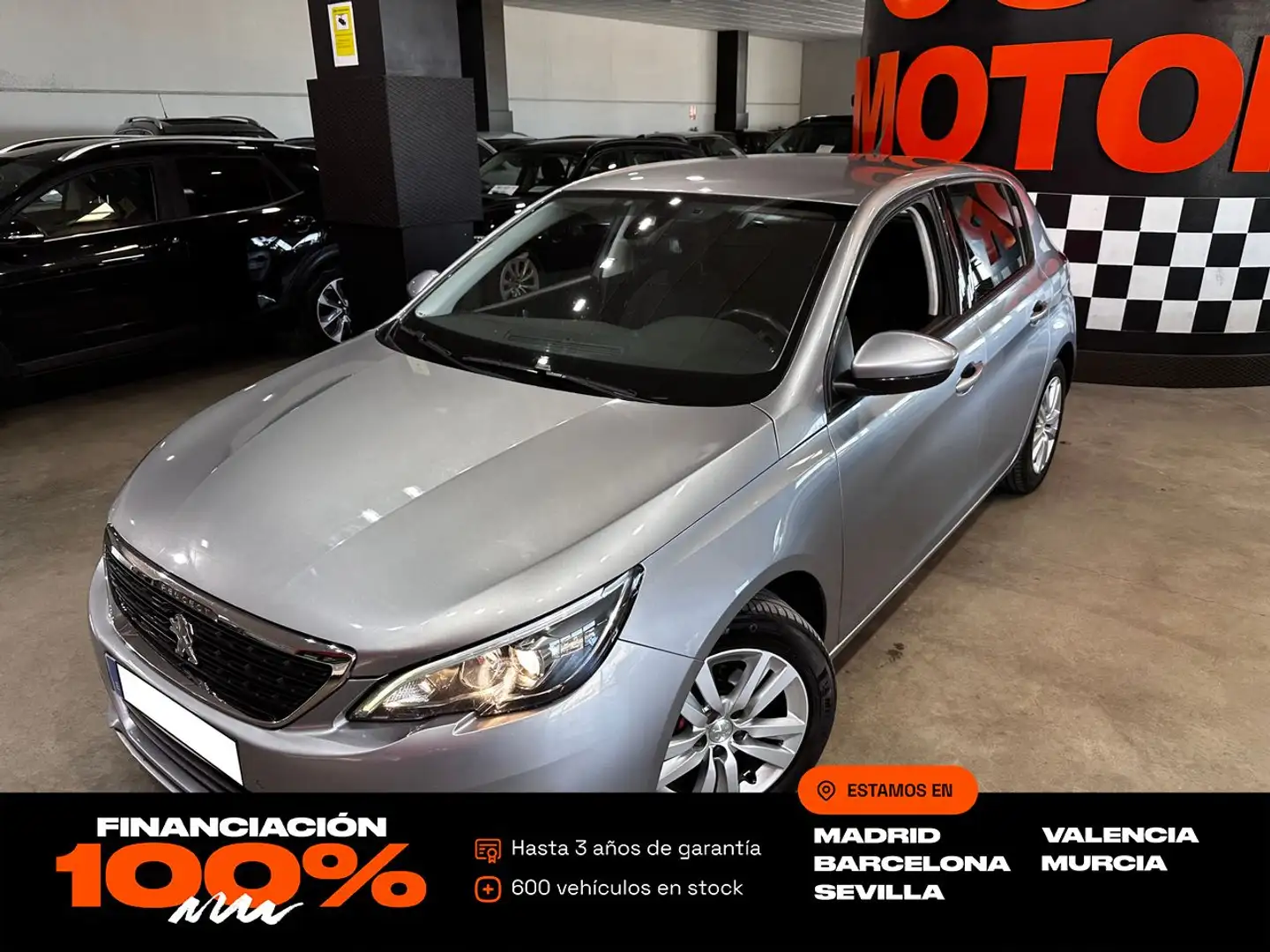 Peugeot 308 1.6 BlueHDi Access 100 Plateado - 1