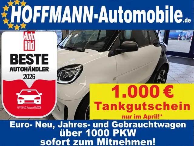 smart forTwo EQ Exclusive,Voll-LED,Pano-dach,Alu,SHZ