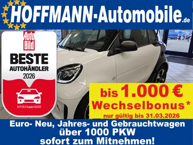 smart forTwo EQ Exclusive,Voll-LED,Pano-dach,Alu,SHZ