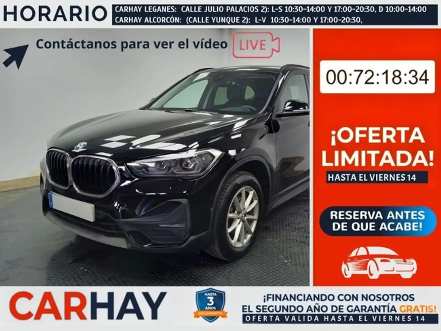 BMW X1 todoterreno sDrive16d Business Negro - 1