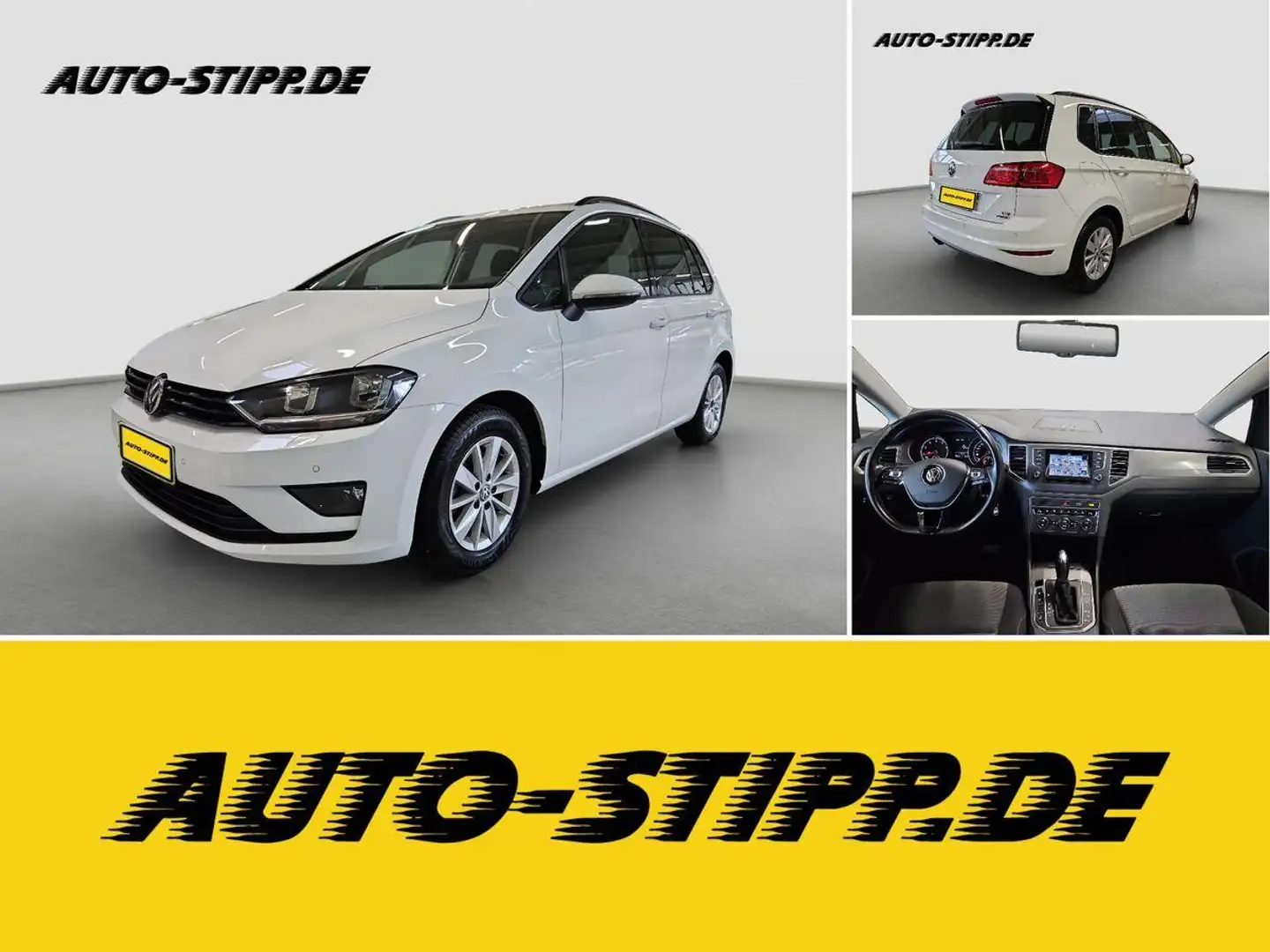 Volkswagen Golf Sportsvan 1.4 TSI DSG NAVI ACC SITZH PDC Weiß - 1