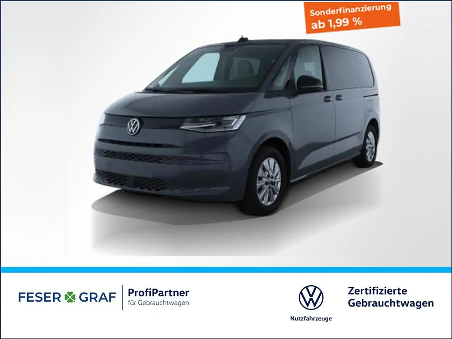 Volkswagen T7 Multivan 2.0 TDI DSG Gutenacht-Paket AHK Panoramaglasdach Grau - 1