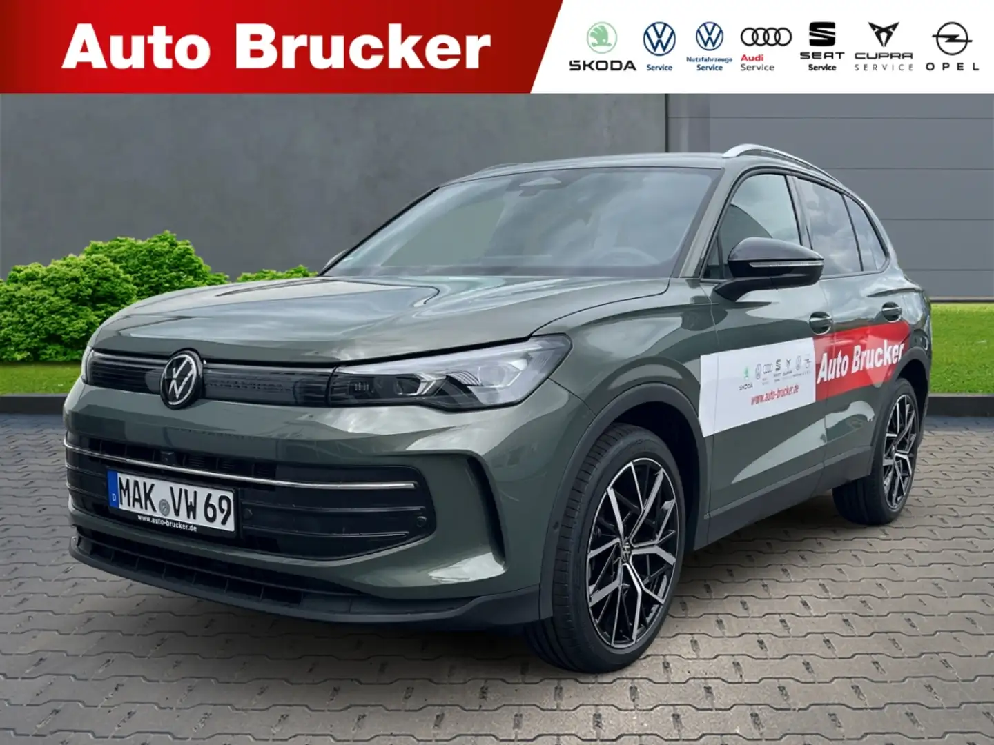 Volkswagen Tiguan 2.0 TDI 110 kW Goal+Matrix+Anhängerkupplung+Navi Grün - 1