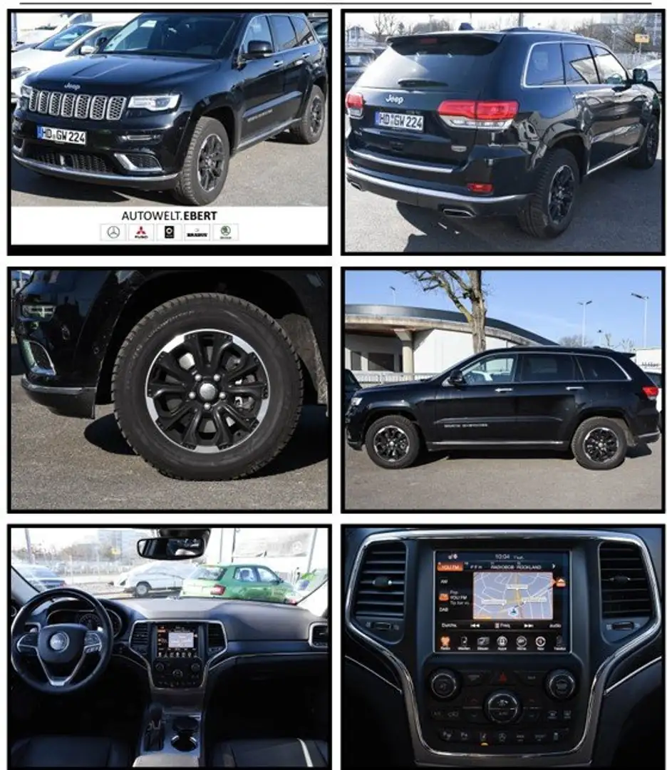 Jeep Grand Cherokee 3.0+V6+Multijet+TV+4WD+Automatik+Summit Schwarz - 1