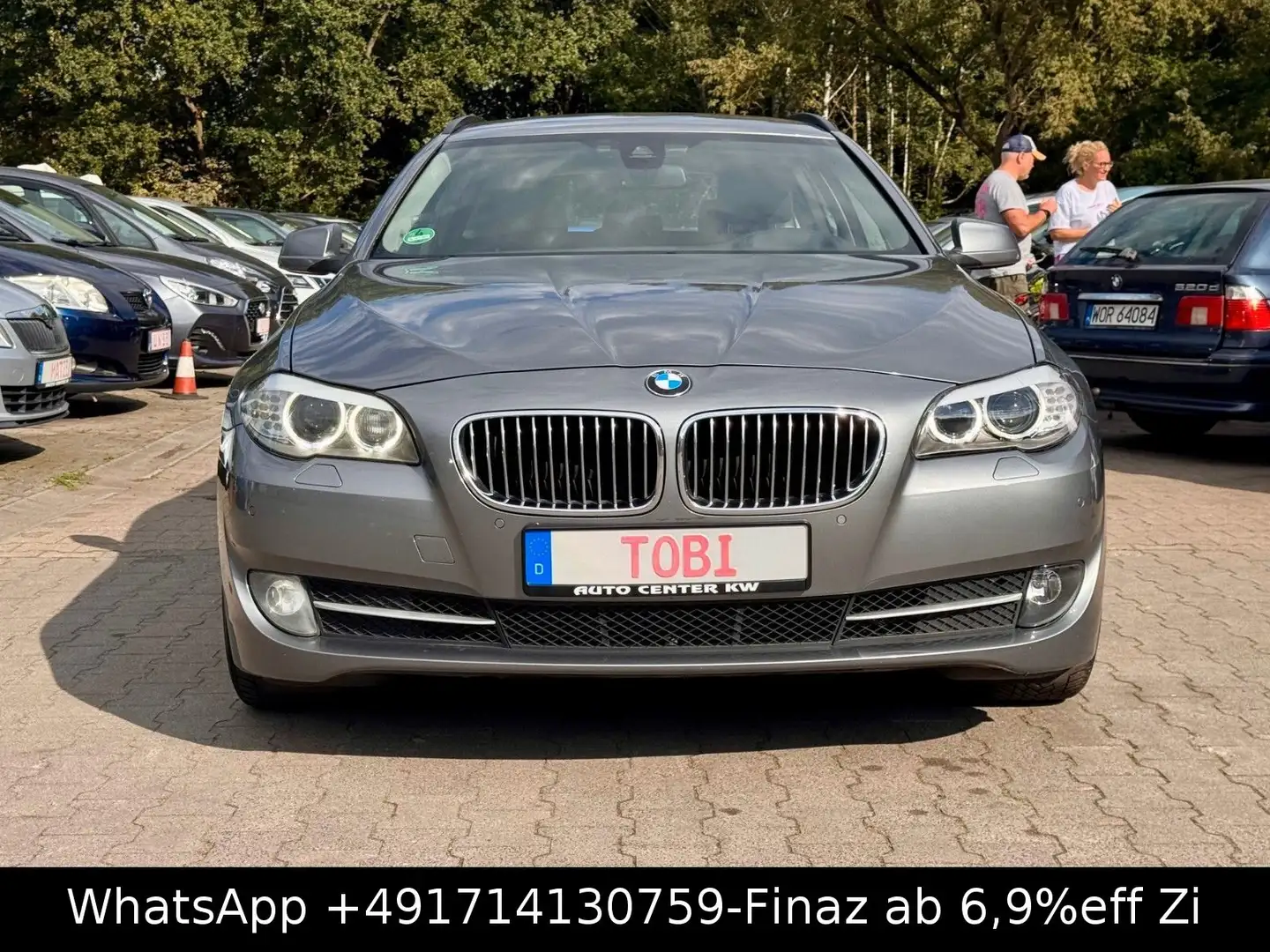 BMW 520 d Touring-HUP-XENON-NAVI-SHZG-AHK-MFL-HU07-26 Grau - 2