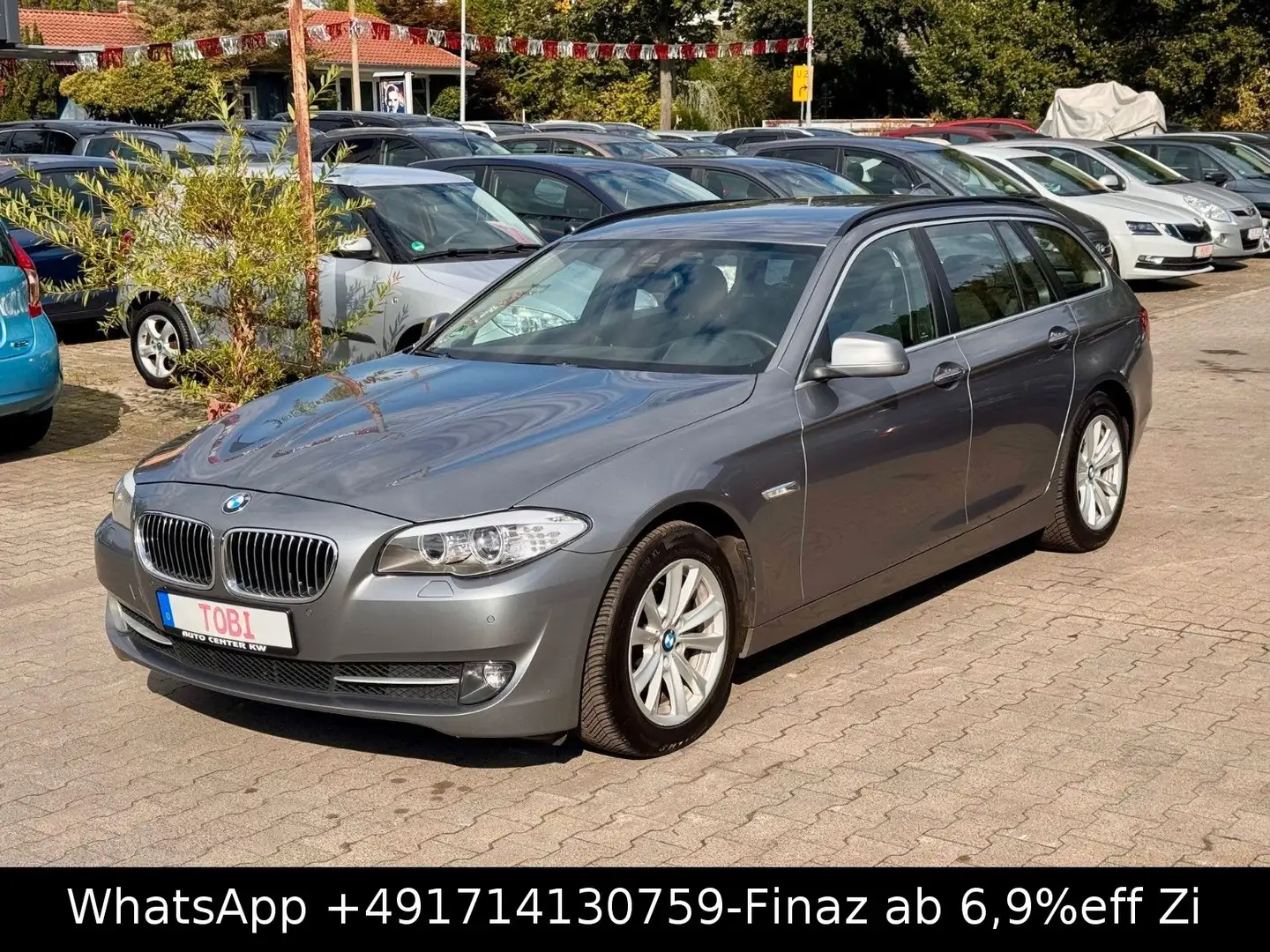 BMW 520 d Touring-HUP-XENON-NAVI-SHZG-AHK-MFL-HU07-26 Grau - 1