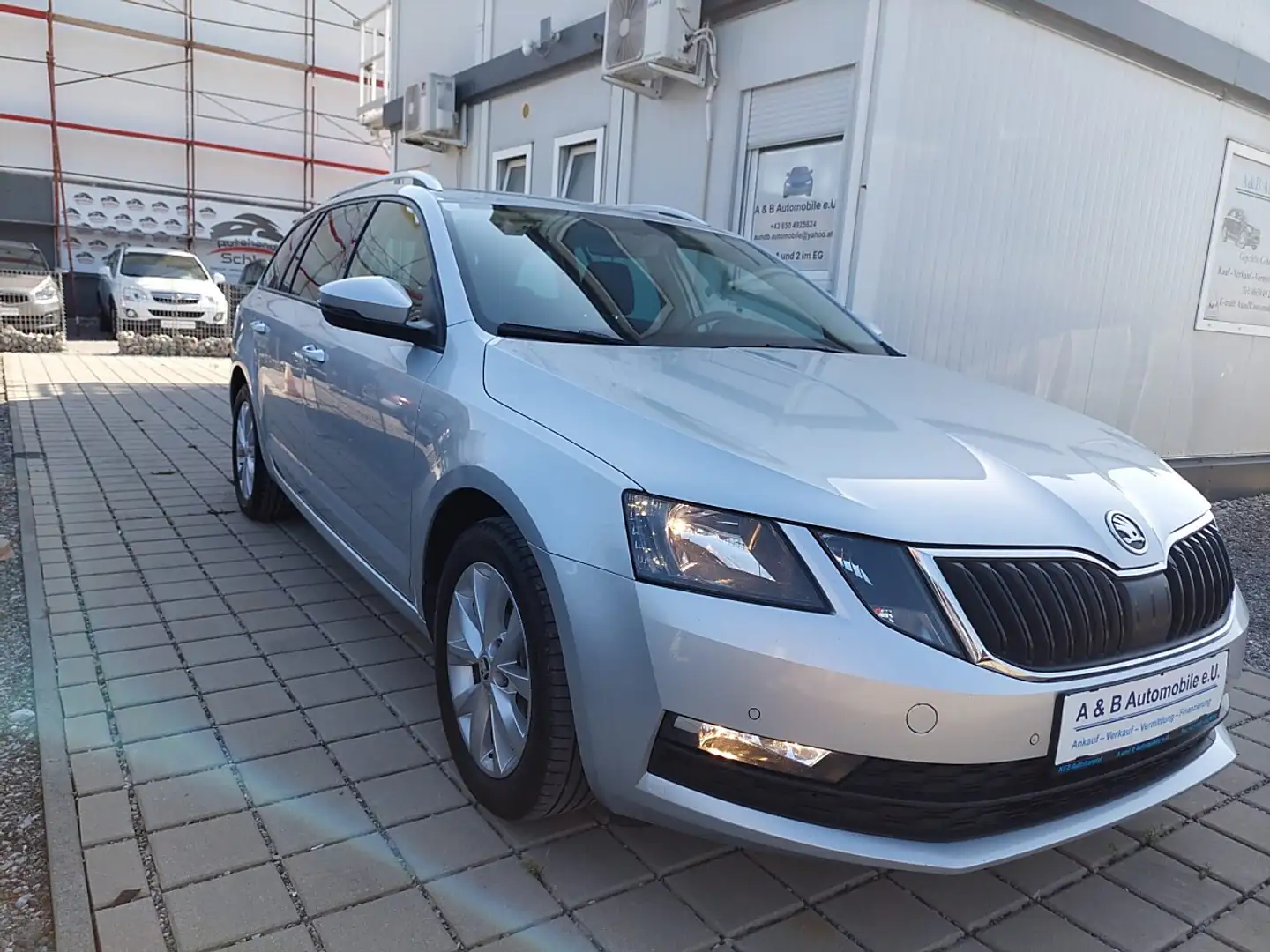 Skoda Octavia Combi 2,0 TDI Business Erster Besitz Silber - 1