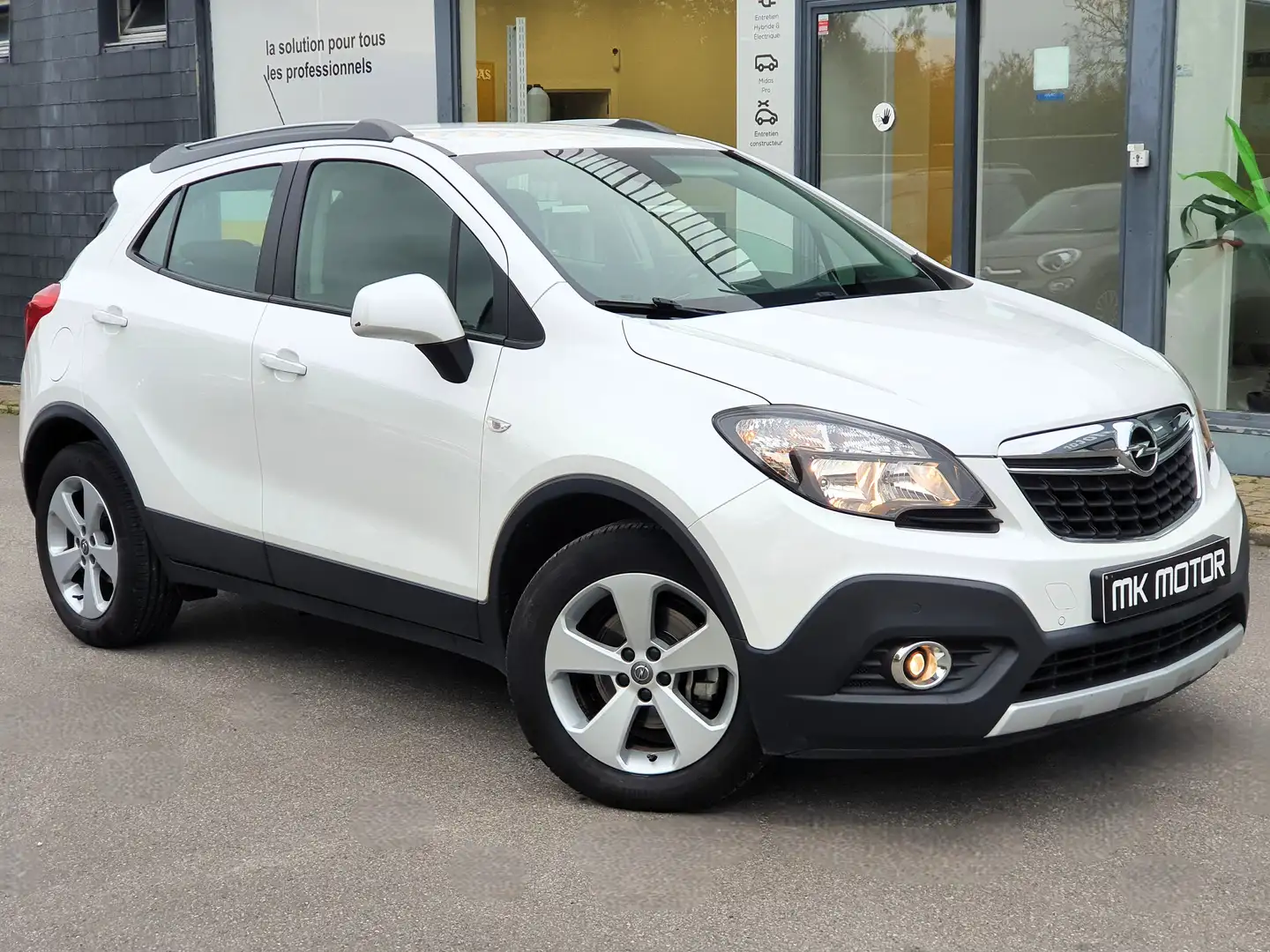 Opel Mokka 🟢1.6 DIESEL 110CV - FULL CARNET - 1ER PROPRI Blanc - 2