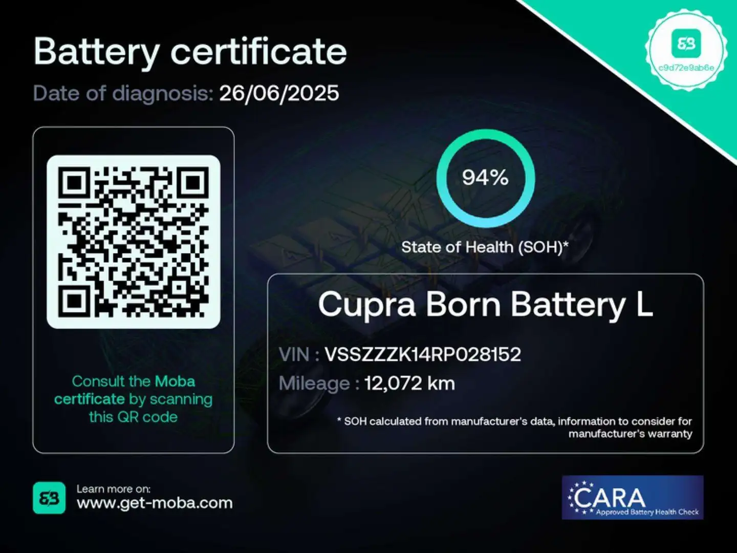 CUPRA Born 58kWh+eBoost+Dynamic+Skyline Grijs - 2