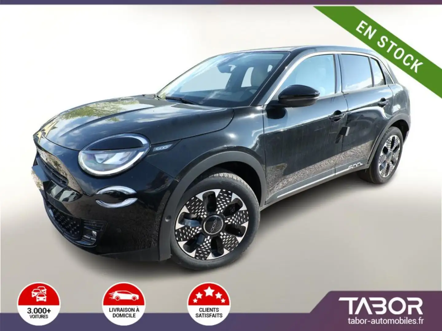 Fiat 600 MHEV 136 DCT LaPrima LED GPS cam PDC Negru - 1
