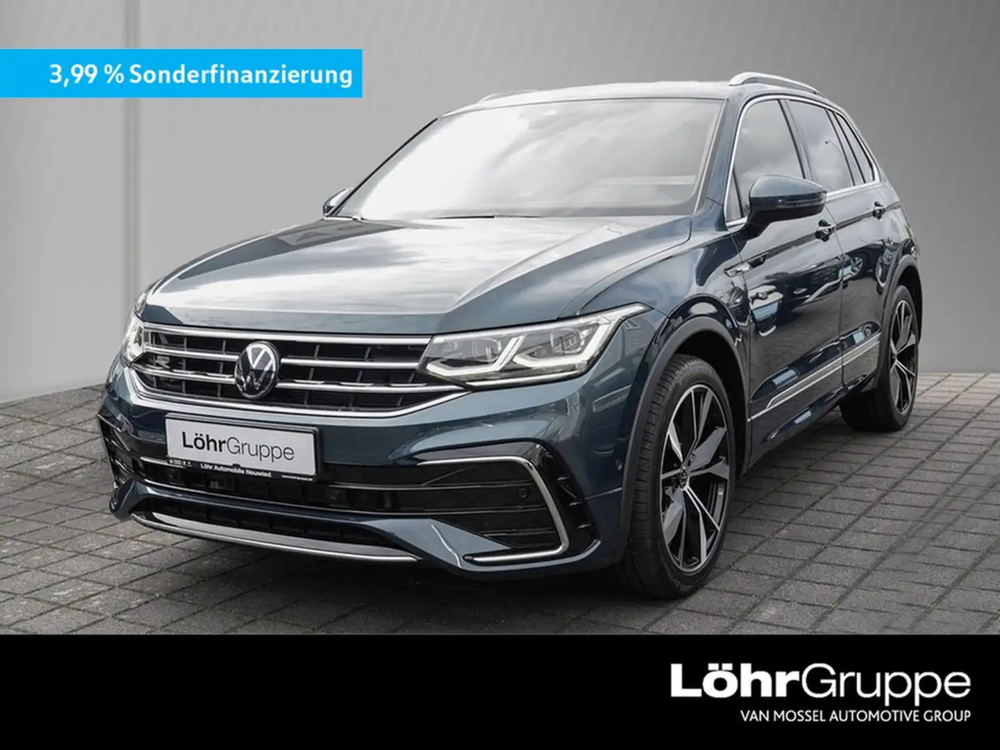 Volkswagen Tiguan 2.0 TSI 4Mo. DSG R-Line /MatrixLED/AHK Blau - 1