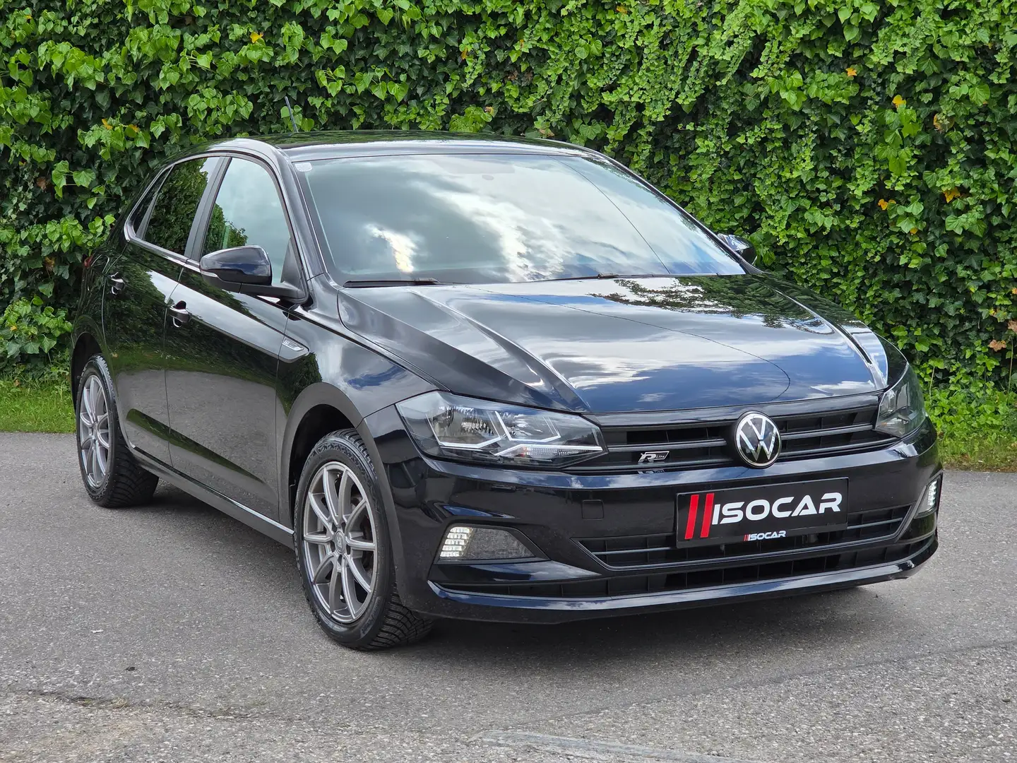 Volkswagen Polo 1,0 // R-LINE OPTIK // NAVI // ERSTBESITZ // LED / Schwarz - 1