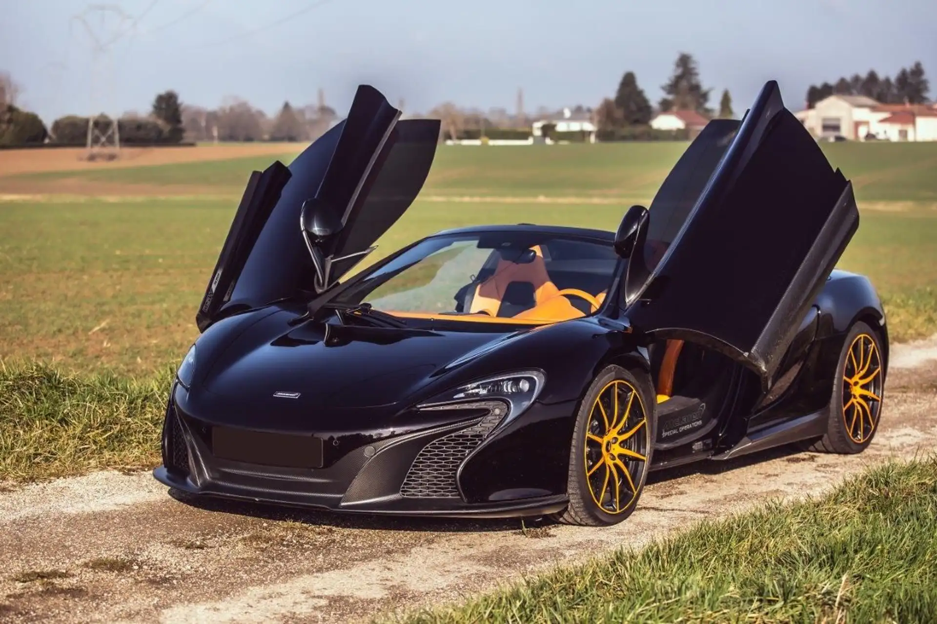 맥라렌 650S 650 Sport Spider 2015 블랙 사진 1