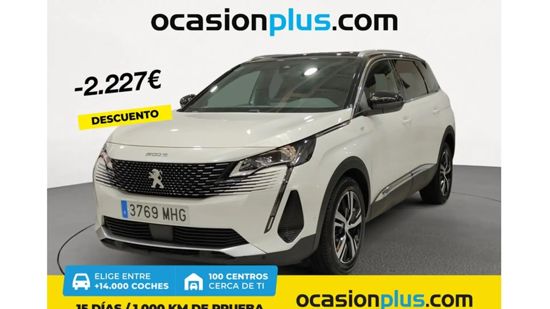 Peugeot 5008 1.2 PureTech S&S Style 7 pl. 130 Blanc - 1