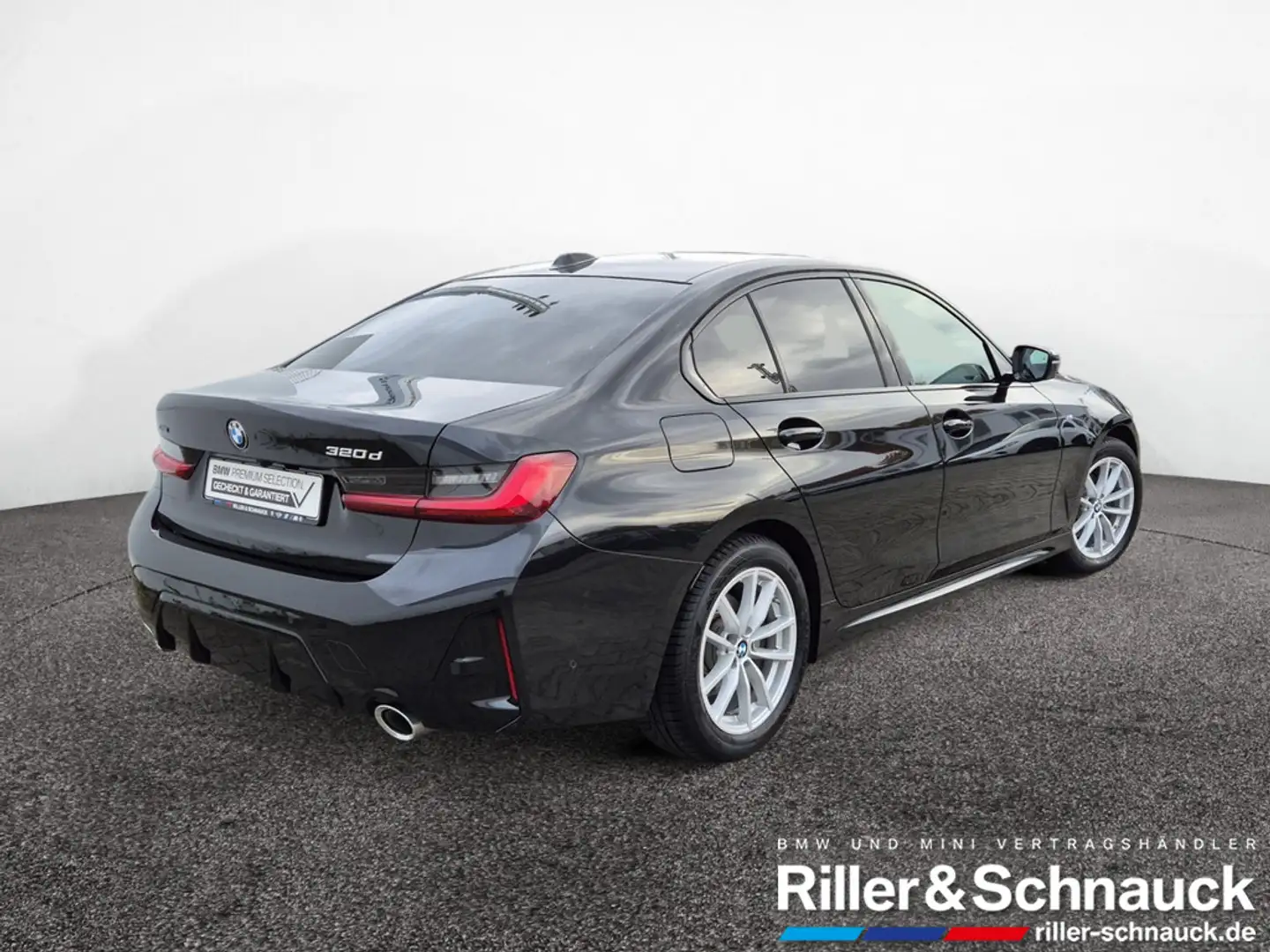BMW 320 d xDrive M Sport ACC+HUD+360°KAM+MEM Schwarz - 2