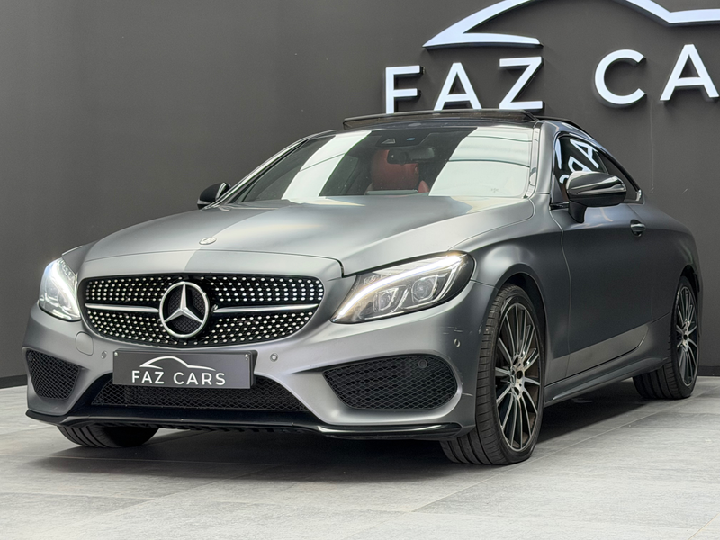 Mercedes-Benz C 250 d Coupe * PACK AMG + CAMERA + TOIT PANO + GARANTIE * — photo 2