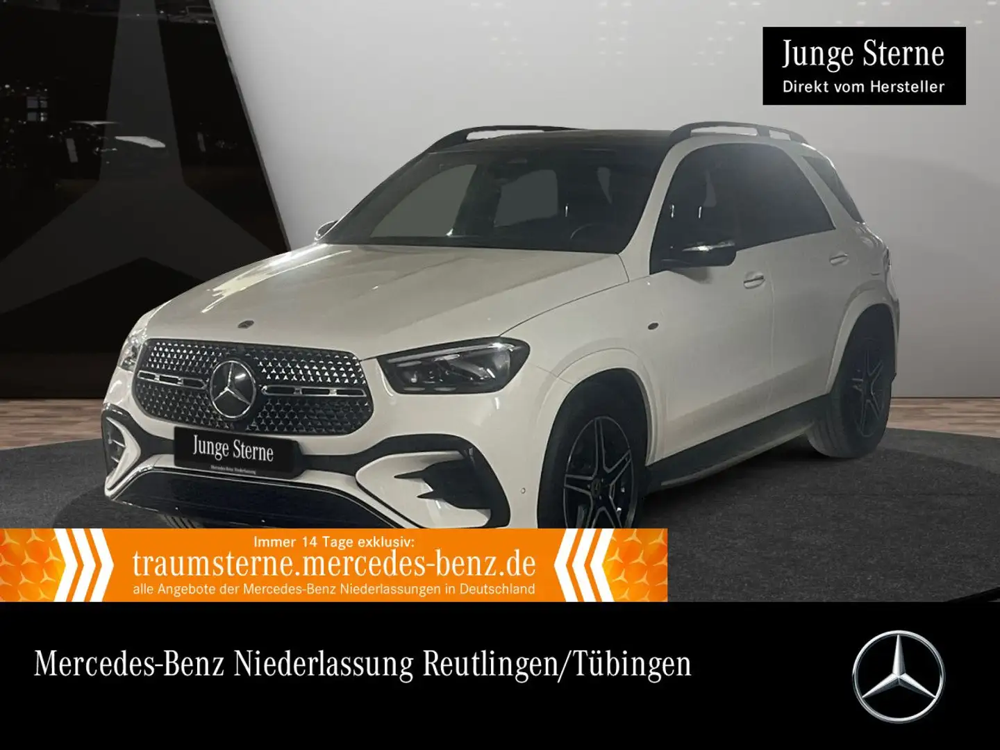 Mercedes-Benz GLE 400 e 4M AMG+NIGHT+PANO+360+AHK+MULTIBEAM+20" Weiß - 1